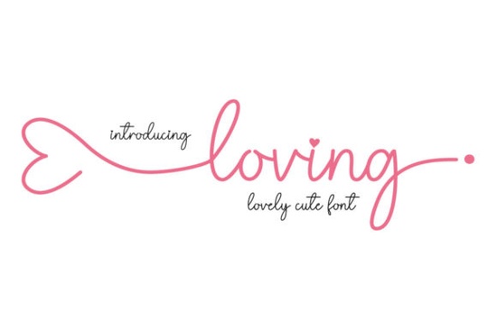 Loving Font Font